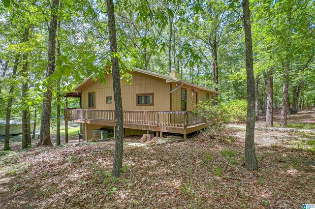 156 Wallace Dr, Shelby, AL 35143 - view of front of house with a deck