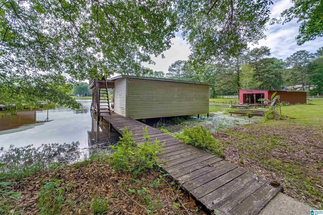 156 Wallace Dr, Shelby, AL 35143 - view of outbuilding with a water view