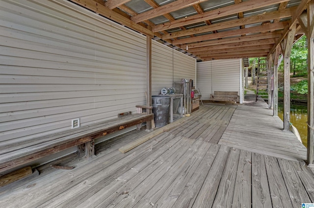 156 Wallace Dr, Shelby, AL 35143 - view of wooden terrace