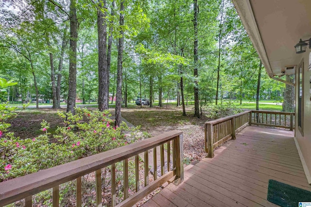 156 Wallace Dr, Shelby, AL 35143 - wooden deck with covered porch