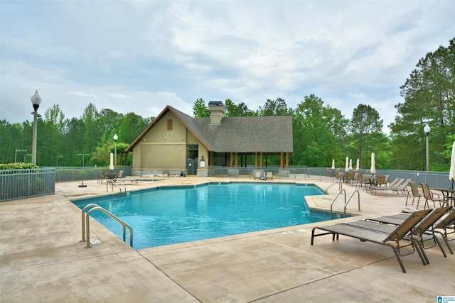 1103 Greystone Cove Dr, Hoover, AL 35242 - pool featuring a patio and fence