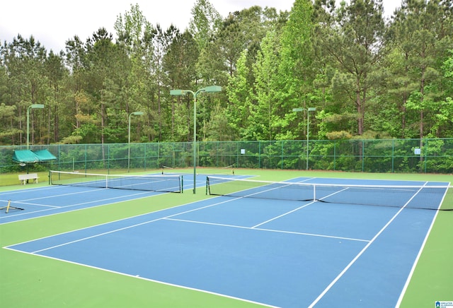 1103 Greystone Cove Dr, Hoover, AL 35242 - view of tennis court featuring community basketball court and fence