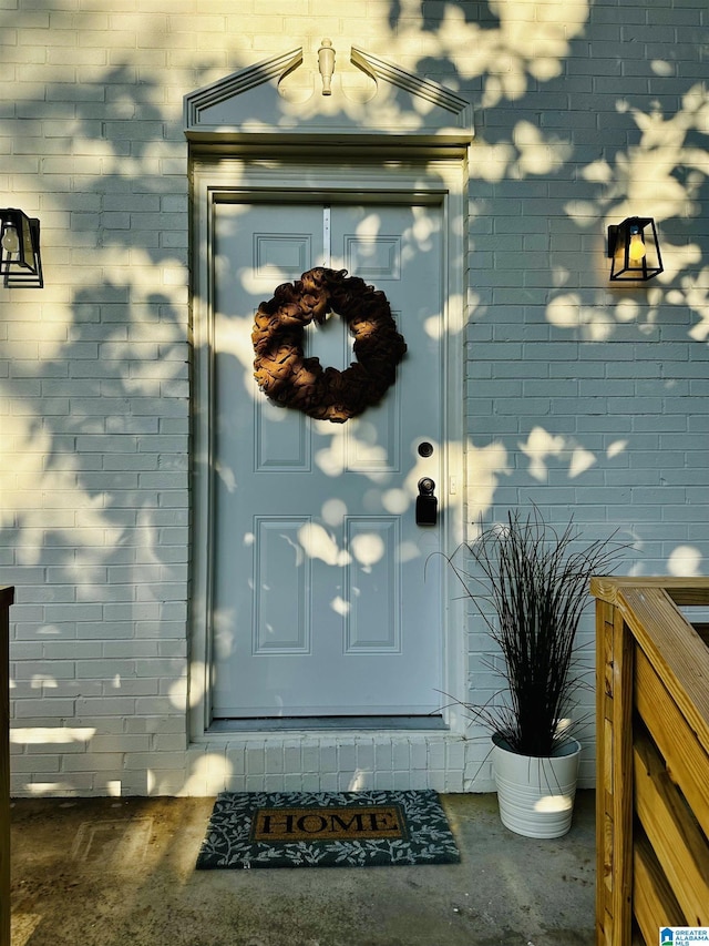917 Forrest Dr S, Homewood, AL 35209 - view of exterior entry featuring brick siding