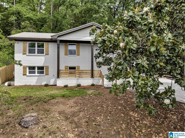 917 Forrest Dr S, Homewood, AL 35209 - view of front of property featuring brick siding and fence