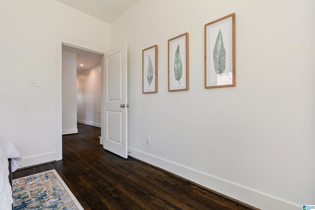 530 10th Ave S, Birmingham, AL 35205 - corridor with baseboards and dark wood-style floors