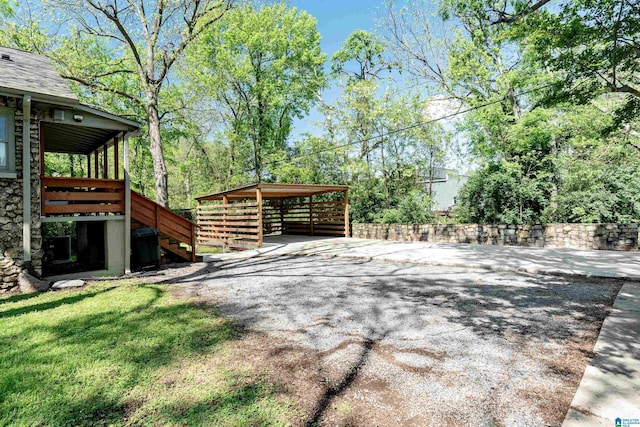 530 10th Ave S, Birmingham, AL 35205 - view of yard with stairs