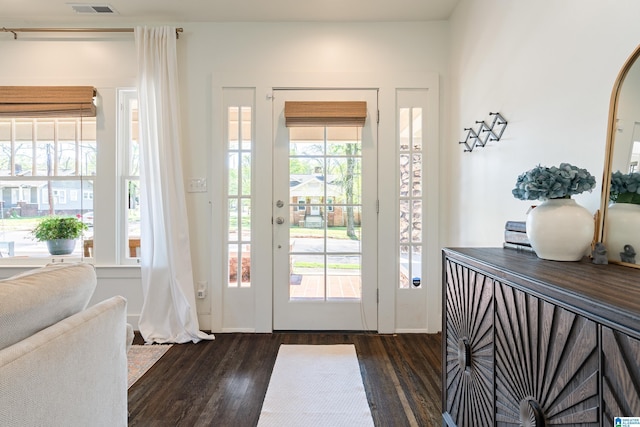 530 10th Ave S, Birmingham, AL 35205 - entryway featuring visible vents and dark wood-type flooring
