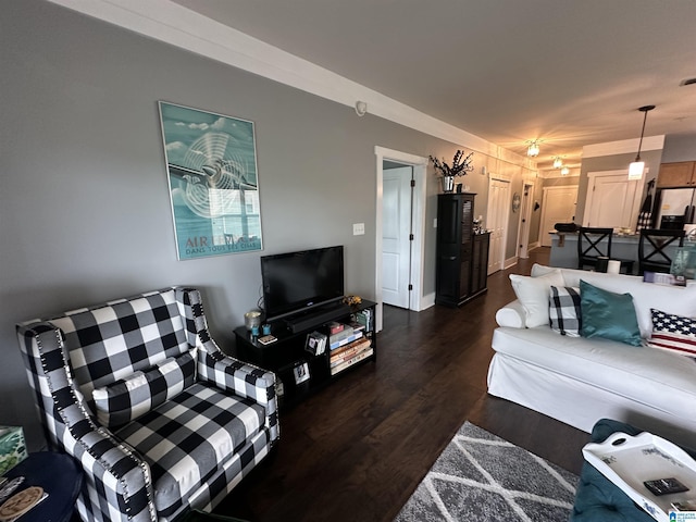 475 River Forest Ln Unit 1250, Talladega, AL 35160 - living area featuring dark wood-style flooring