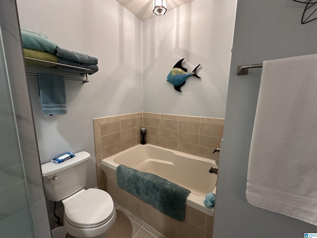 475 River Forest Ln Unit 1250, Talladega, AL 35160 - bathroom featuring tile patterned floors, a bath, and toilet