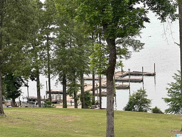 475 River Forest Ln Unit 1250, Talladega, AL 35160 - water view with a floating dock