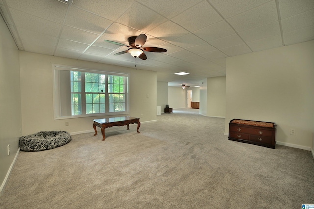 50 County Road 4311, Wedowee, AL 36278 - interior space with carpet floors and a drop ceiling