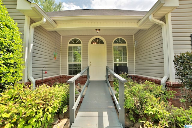 50 County Road 4311, Wedowee, AL 36278 - entrance to property featuring brick siding and roof with shingles
