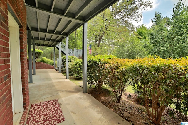 50 County Road 4311, Wedowee, AL 36278 - view of patio / terrace with stairway