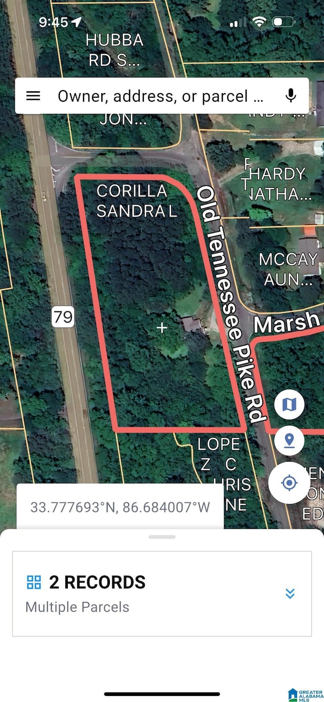 map location