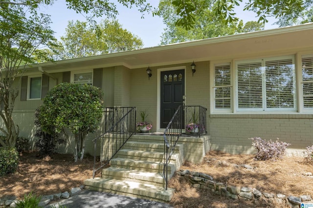 1856 Southwood Rd, Vestavia Hills, AL 35216 - property entrance with brick siding