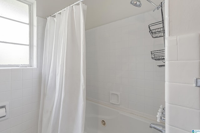 708 Devon Dr, Birmingham, AL 35209 - bathroom with shower / bath combination with curtain