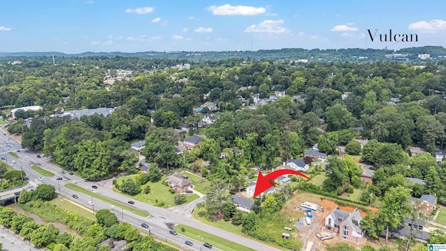 708 Devon Dr, Birmingham, AL 35209 - aerial view of property and surrounding area