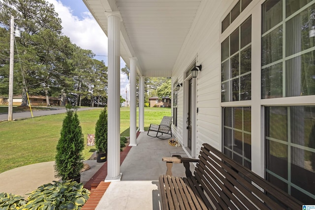 1018 Sheraton Rd SW, Cullman, AL 35055 - view of patio / terrace with a porch