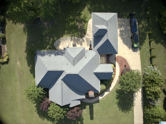 166 Hickory Ridge Dr, Glencoe, AL 35905 - aerial view of property and surrounding area