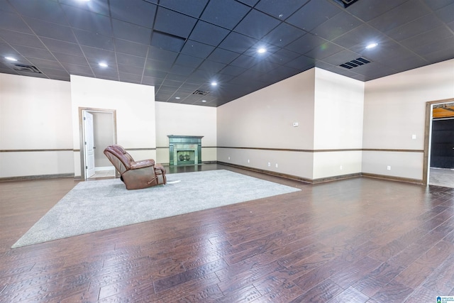 306 Oak Leaf Ln, Glencoe, AL 35905 - unfurnished room with baseboards, visible vents, and wood finished floors
