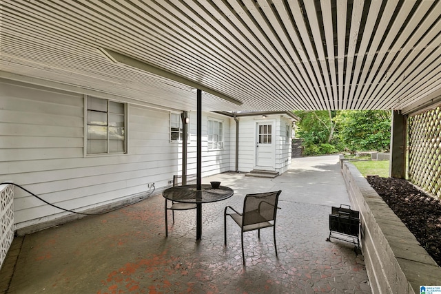 view of patio