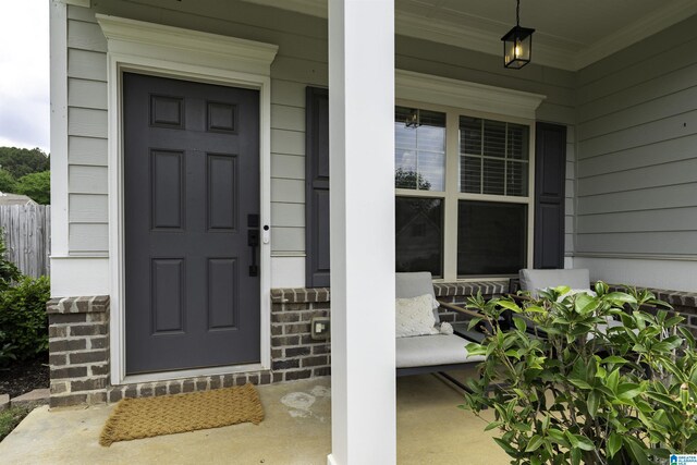 8659 Clarke Ln, Leeds, AL 35094 - view of exterior entry with covered porch