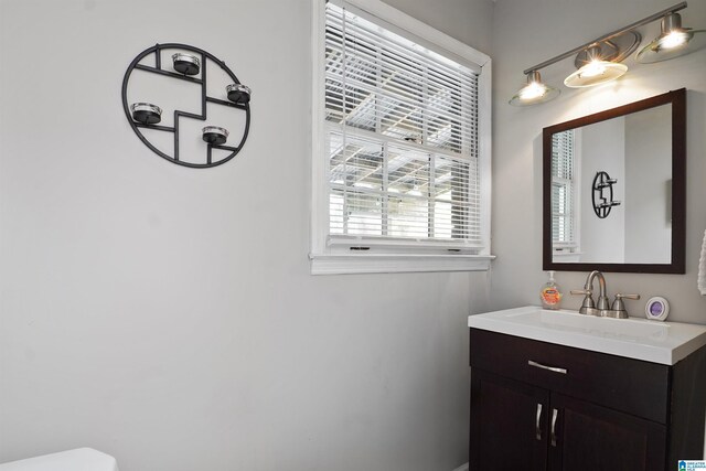 6522 Quail Run Dr, Pelham, AL 35124 - half bath with vanity and toilet