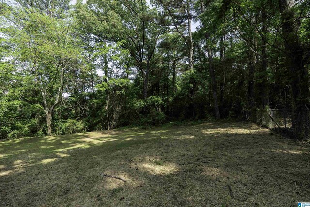1006 Cannon Cir, Birmingham, AL 35235 - view of yard with fence and a wooded view