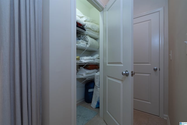 view of closet