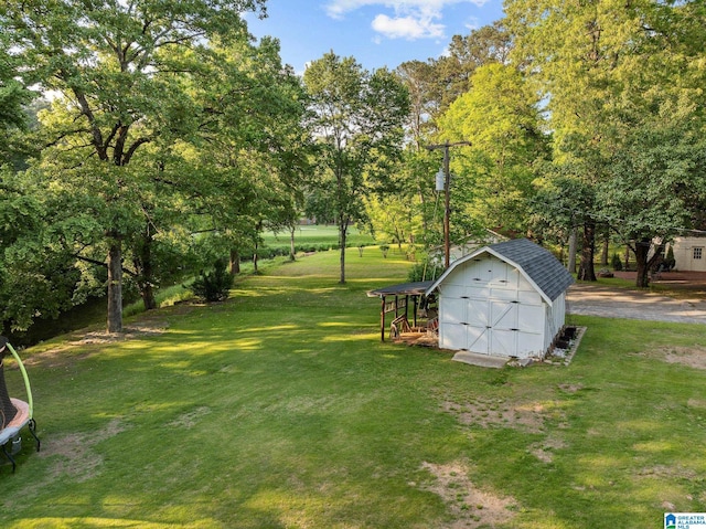 1700 Kestwick Dr, Hoover, AL 35226 - view of yard featuring a storage shed and an outbuilding