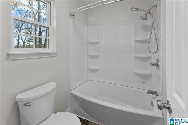 906 Ridgewood Dr, Remlap, AL 35133 - bathroom with washtub / shower combination and toilet