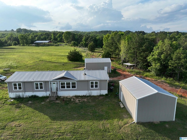 1525 Marvin Adcock Rd, Hayden, AL 35079 - aerial view of property and surrounding area with a forest