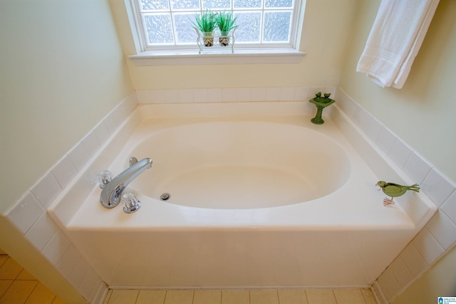 full bath featuring a bath and a healthy amount of sunlight