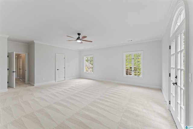 2074 Royal Fern Ln, Hoover, AL 35244 - empty room with baseboards, plenty of natural light, and light colored carpet