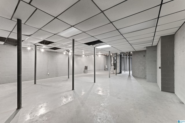 2074 Royal Fern Ln, Hoover, AL 35244 - unfinished below grade area featuring concrete block wall