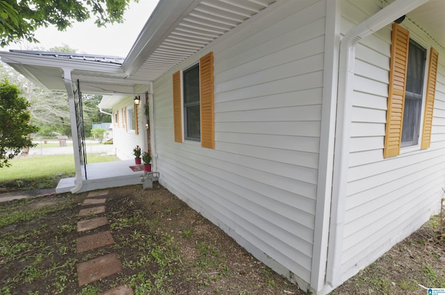 view of side of property