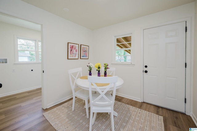 209 Nabors Ave, Hueytown, AL 35023 - dining room with baseboards and wood finished floors