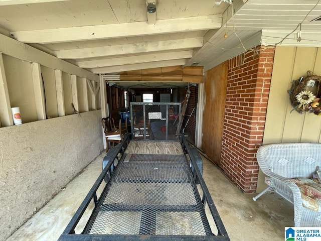 view of stairs