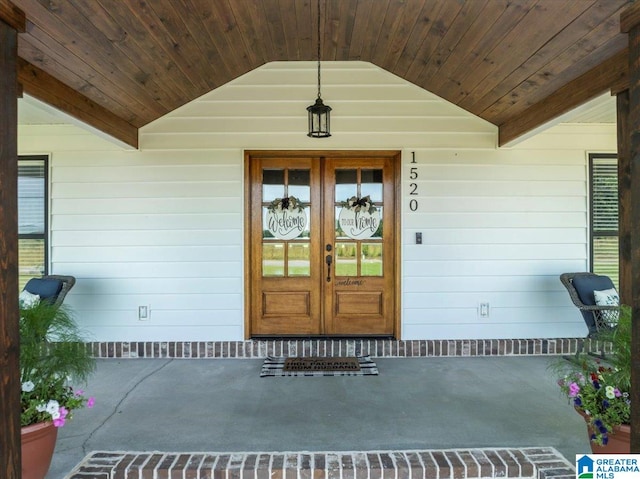 1520 Day Gap Rd, Cullman, AL 35057 - doorway to property featuring french doors