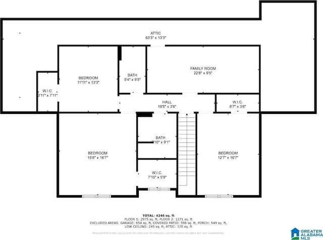 1520 Day Gap Rd, Cullman, AL 35057 - floor plan