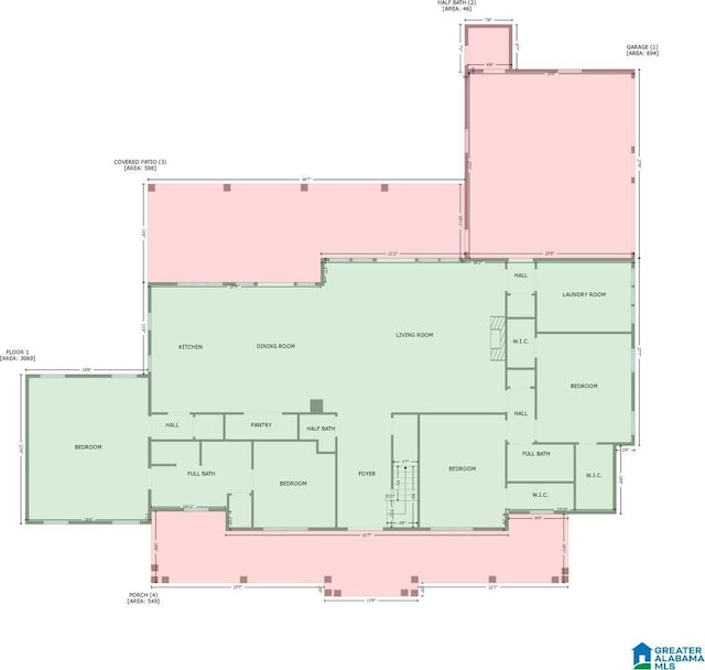 1520 Day Gap Rd, Cullman, AL 35057 - view of layout