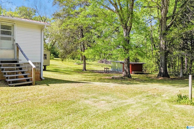 2928 University Way, Centreville, AL 35042 - view of yard featuring an outbuilding and entry steps