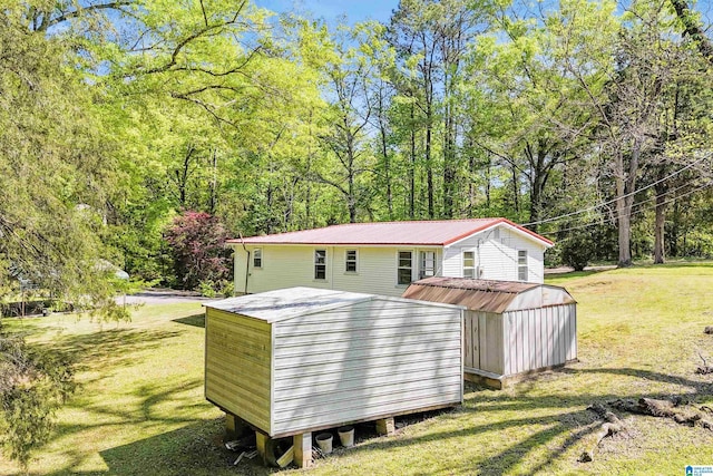 2928 University Way, Centreville, AL 35042 - view of shed featuring a wooded view