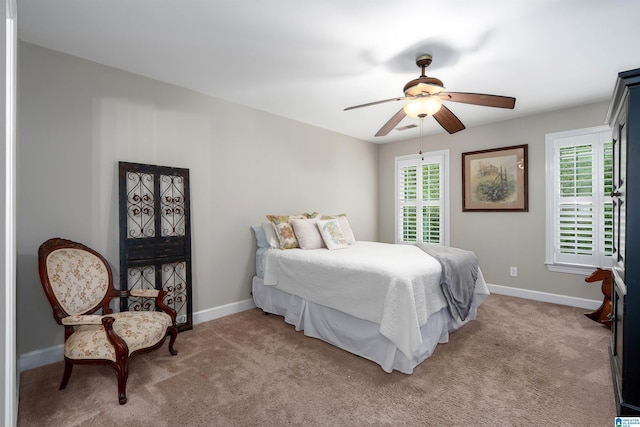 1012 Oak Tree Rd, Hoover, AL 35244 - carpeted bedroom with baseboards and multiple windows