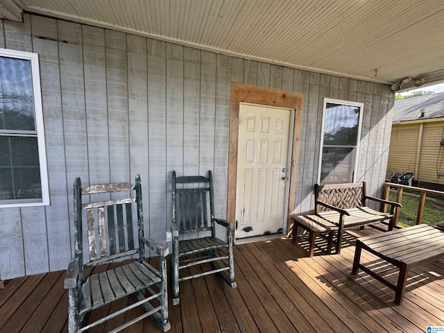 view of deck