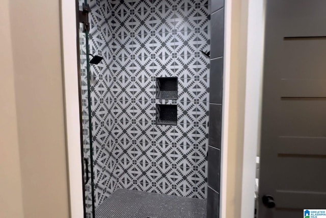 details with a stall shower
