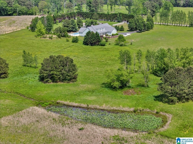 bird's eye view featuring a rural view