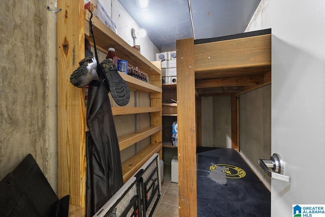 view of storage