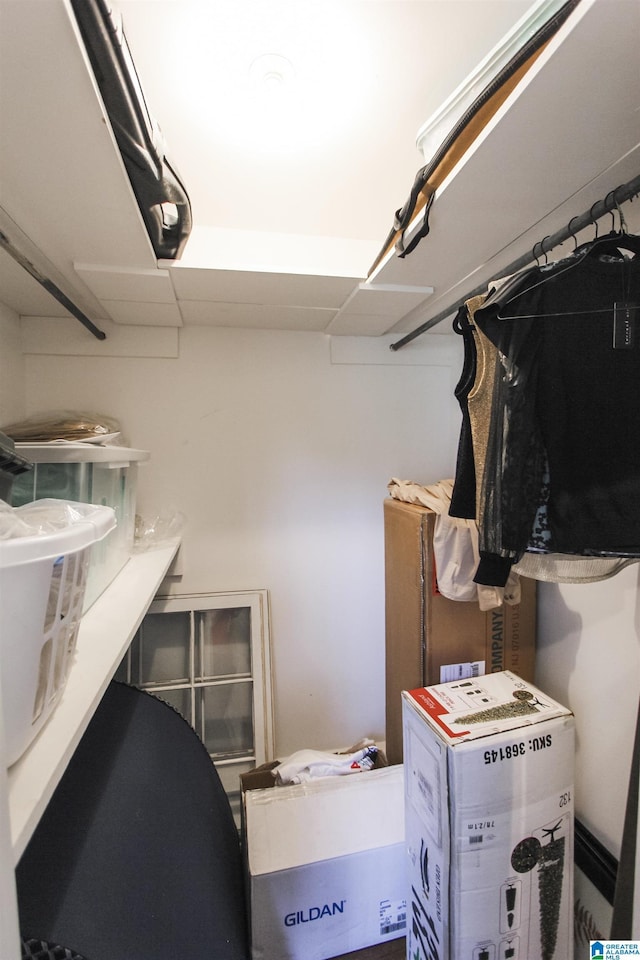 view of storage