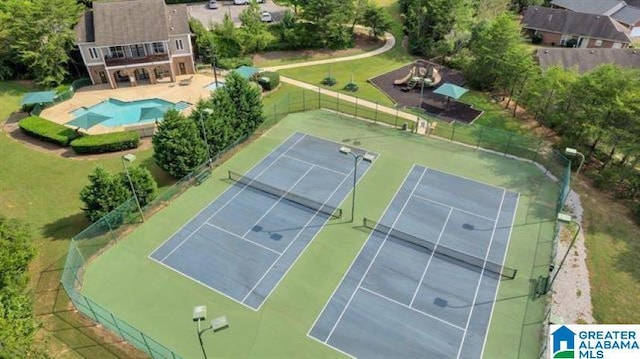 aerial view